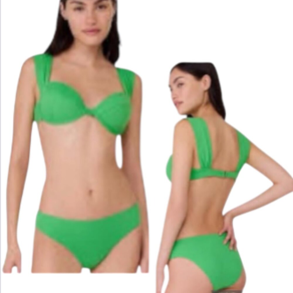 Kate Spade Bikini Green Underwire bra NWT Size SP